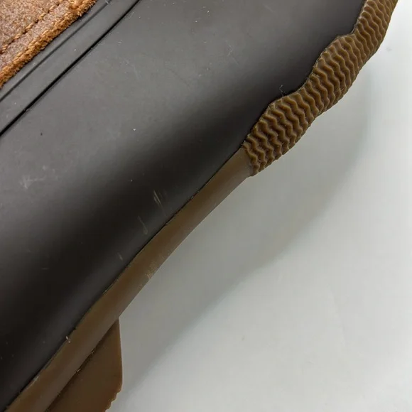 Sperry Top-Sider Rip duck Boots w/faux fur tan & brown SZ 9 waterproof outdoor - Picture 10 of 16